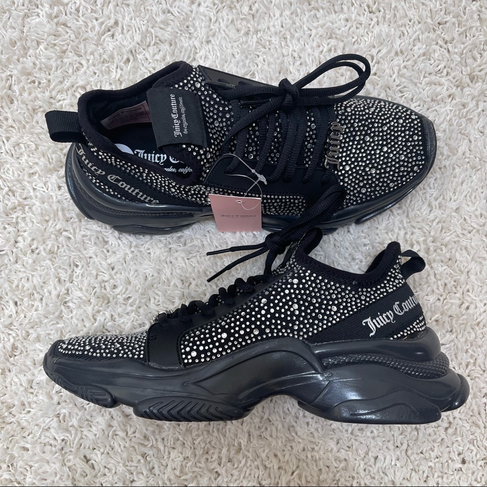 Juicy Couture Adana Rhinestone Women’s Sneakers Size 8.5 Juicy Couture Logo NWT